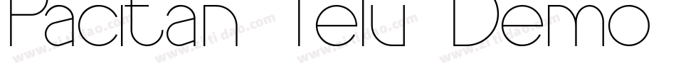Pacitan Telu Demo字体转换